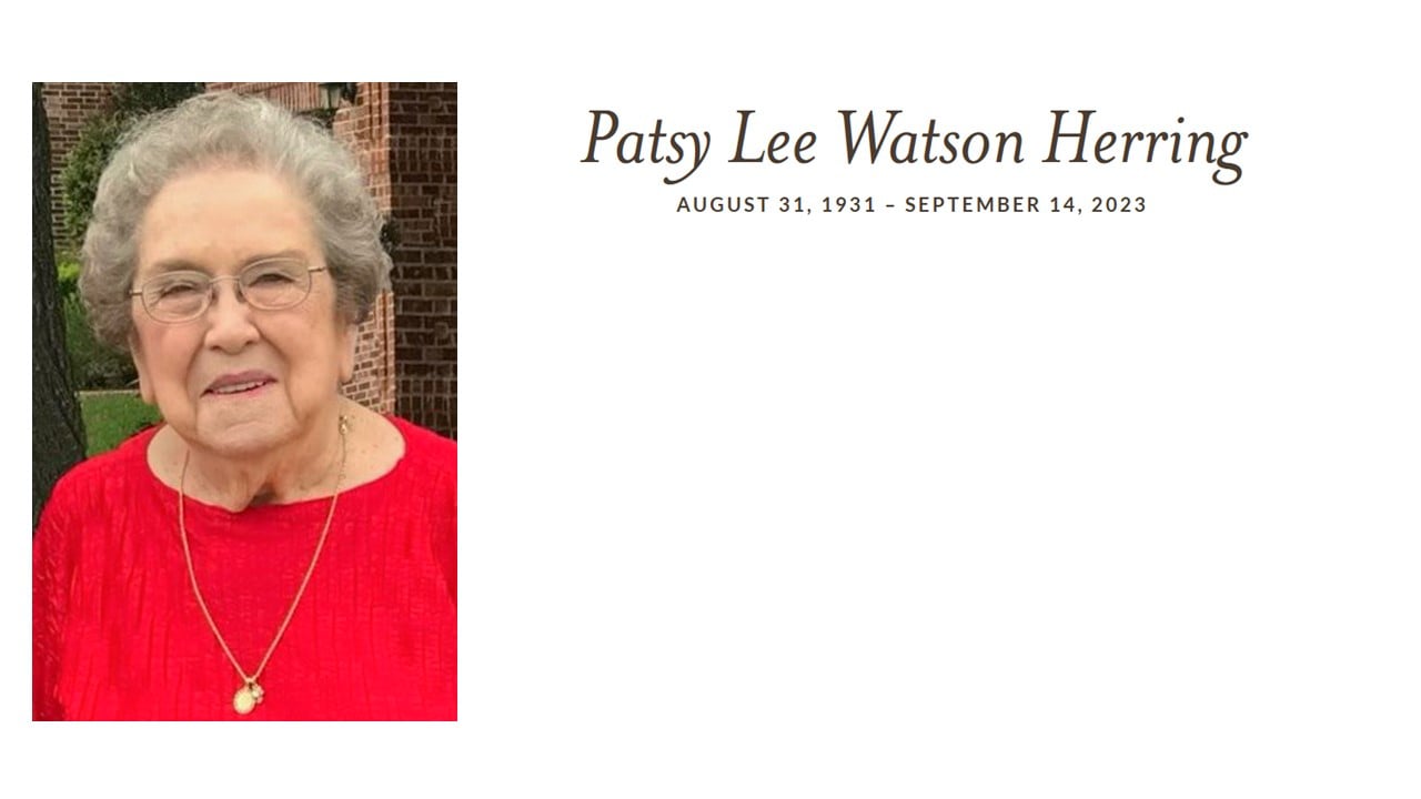 Patsy Lee Watson Herring Funeral Service