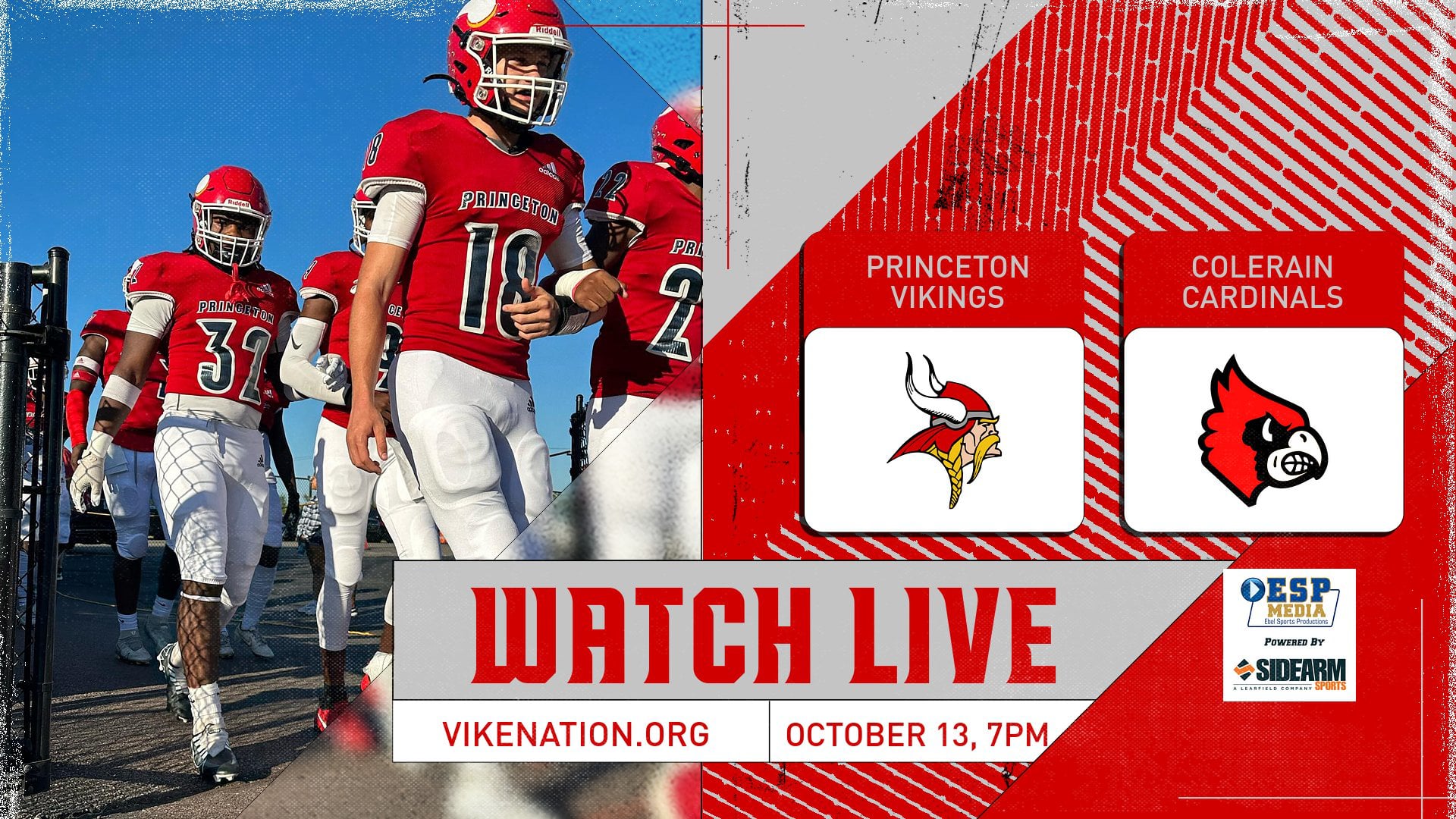 Princeton Varsity Football vs. Colerain Cardinals