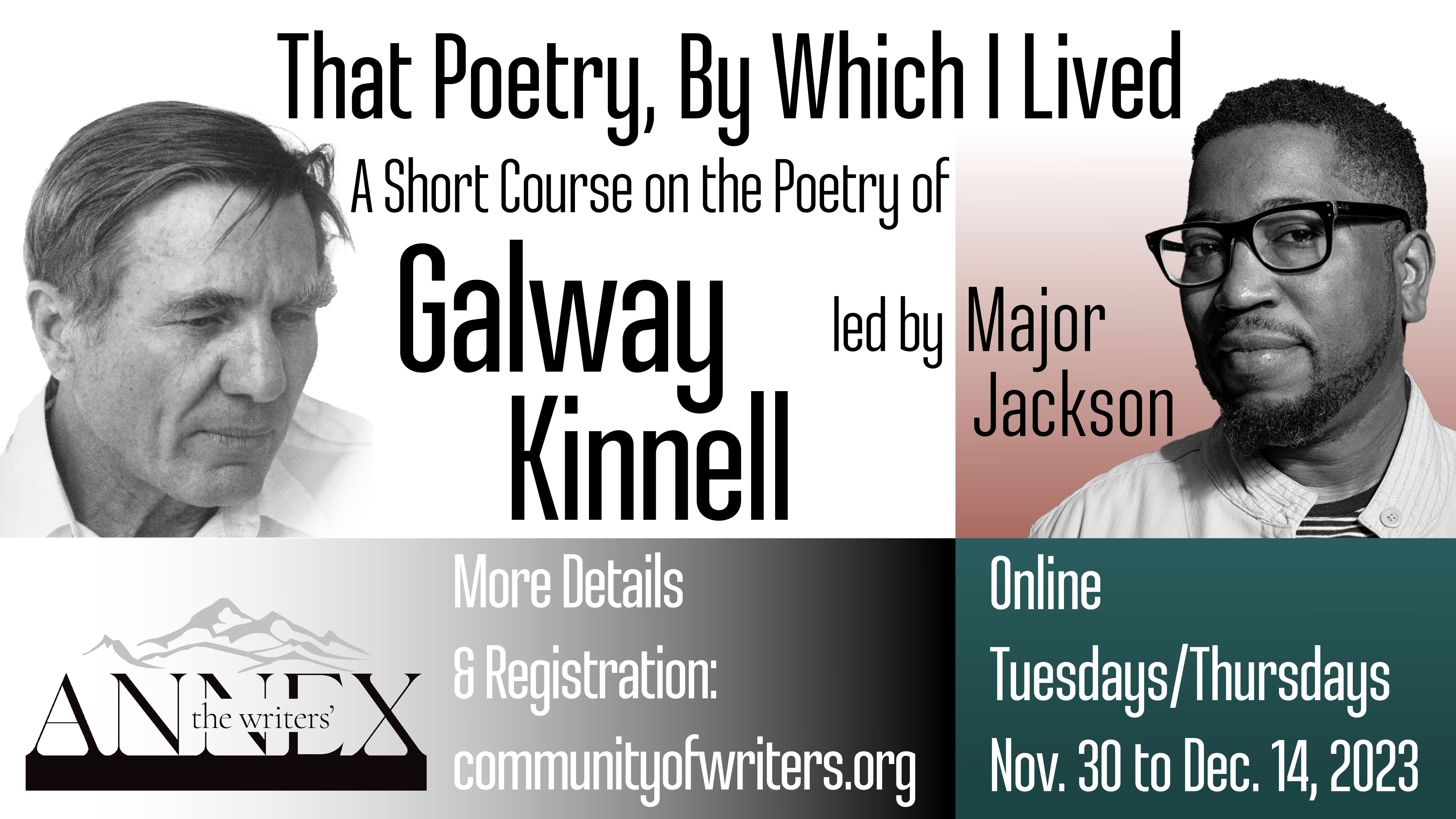 That Poetry, By Which I Lived A Short Course on the Poetry of Galway