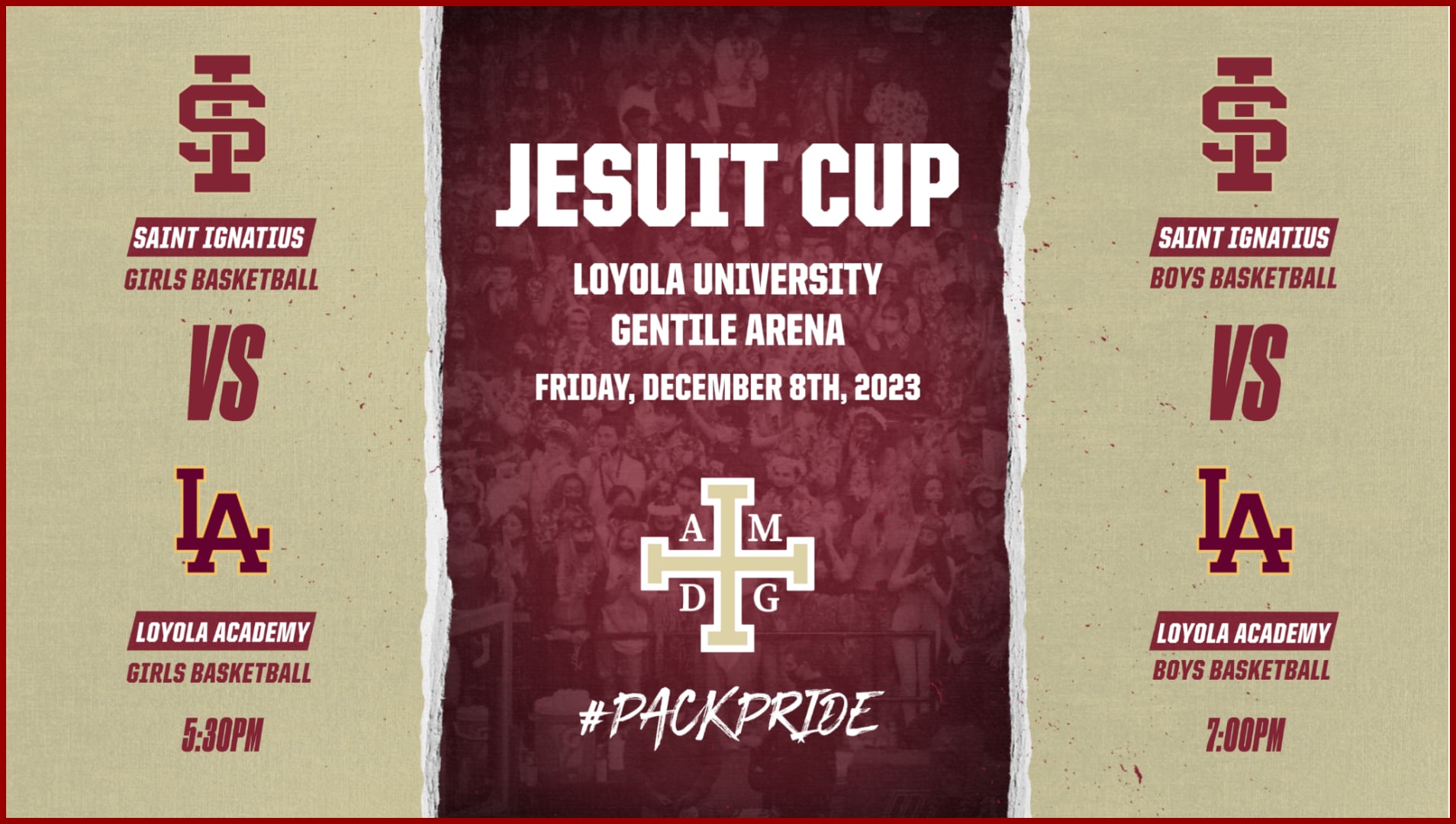 Jesuit Cup 2025 Girls and Boys Varsity Basketball Games