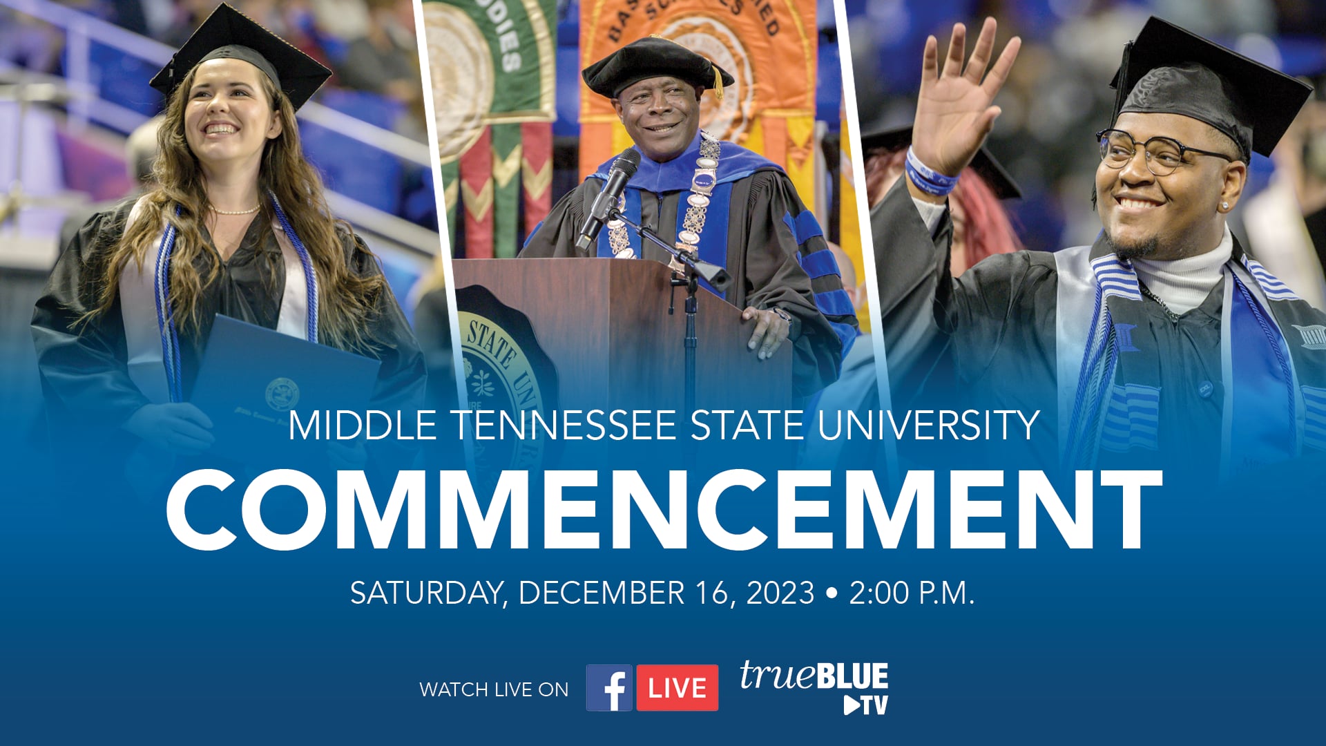 MTSU Fall 2023 Afternoon Commencement Ceremony