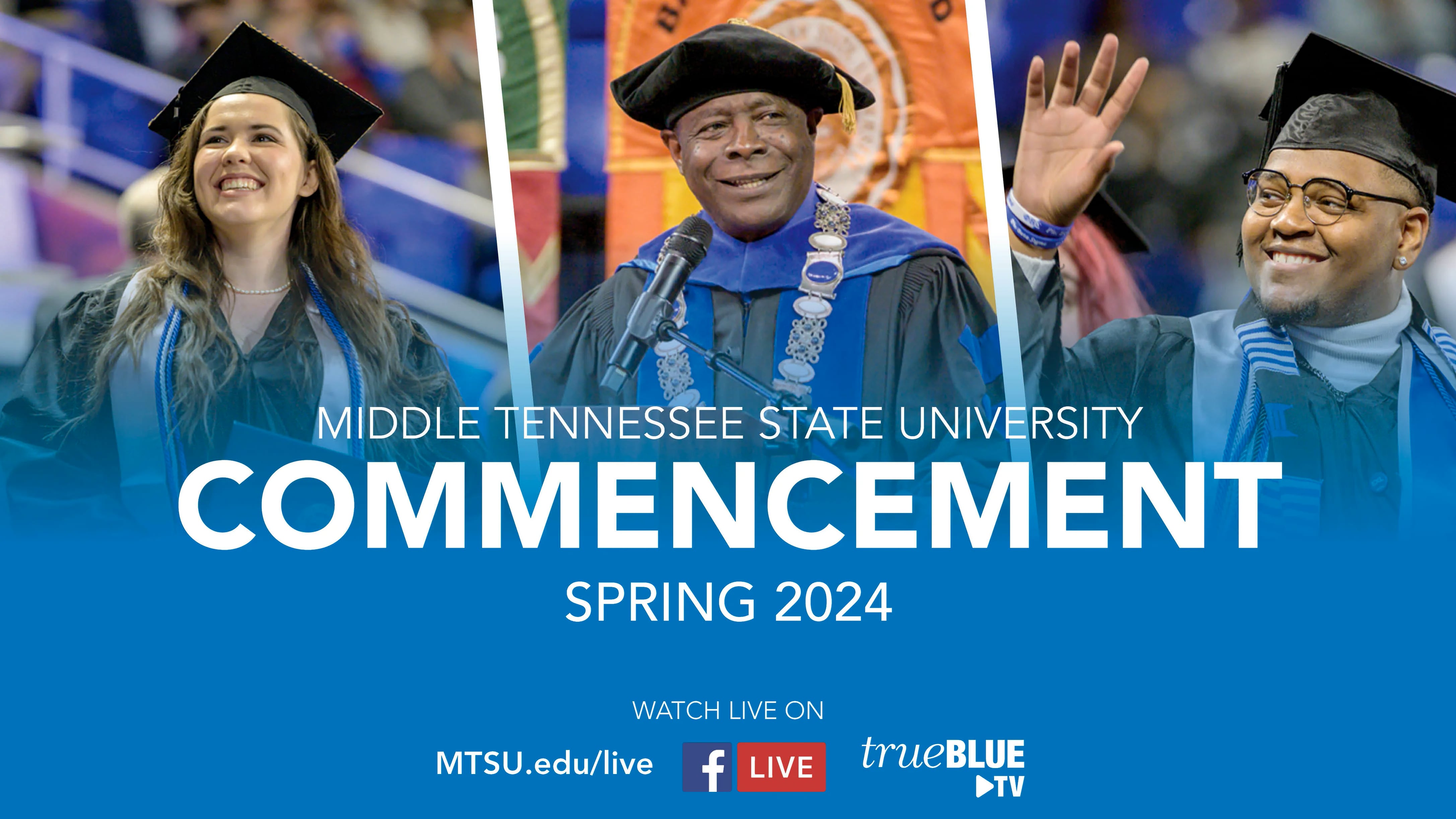 MTSU Spring 2024 Saturday 900 a.m. Commencement Ceremony