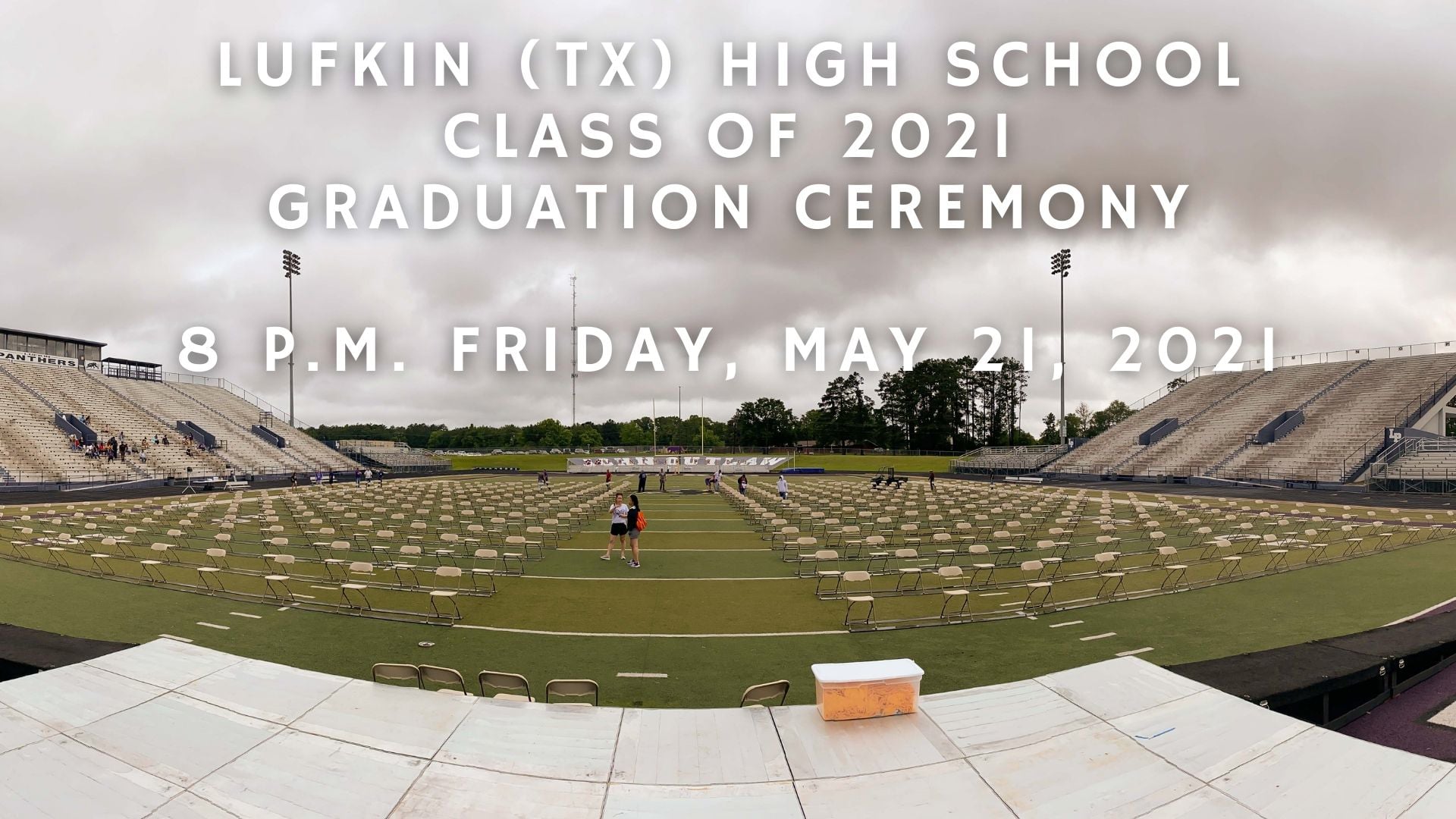 2021 Lufkin High School graduation ceremony