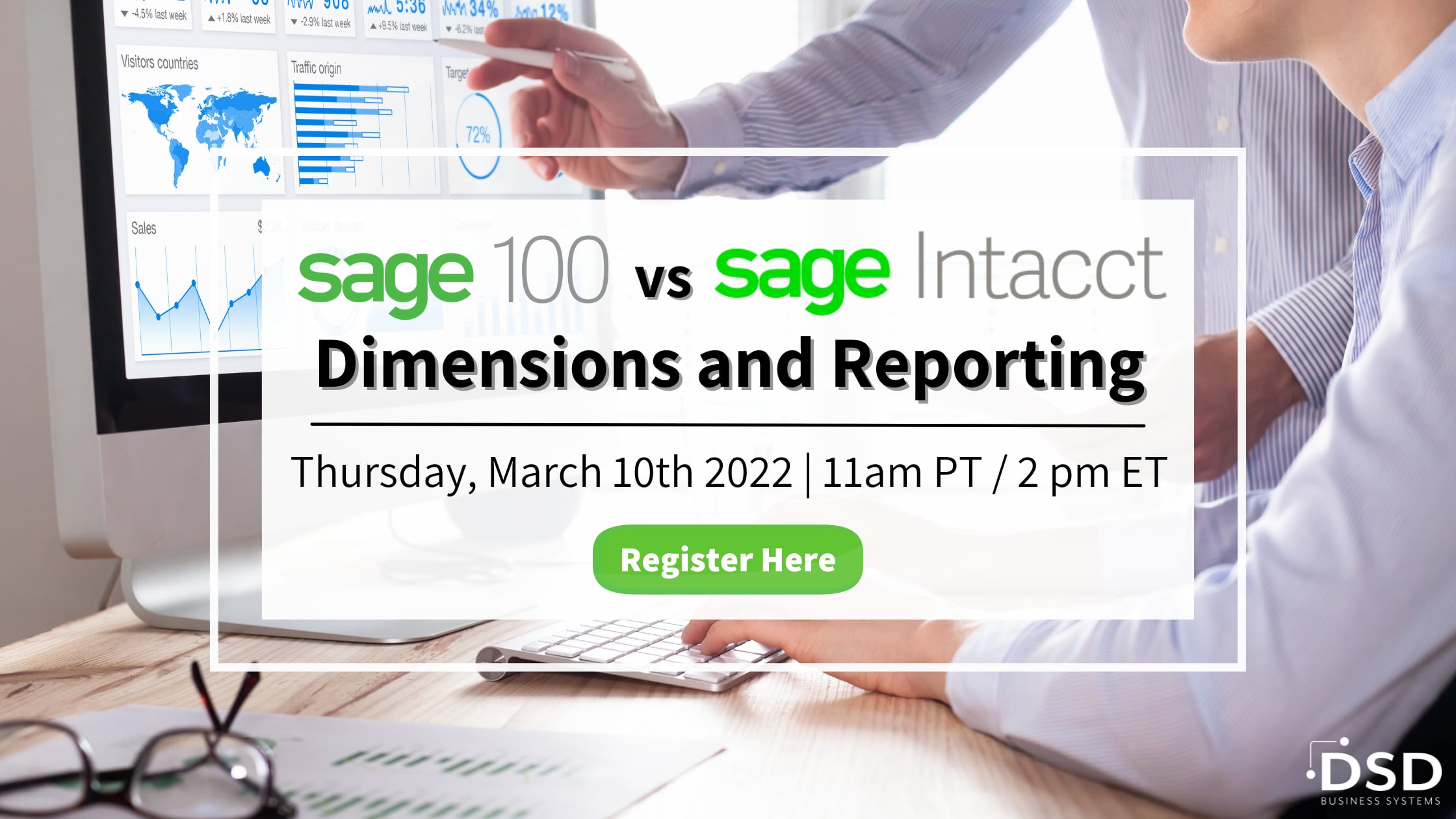 Sage 100 vs Sage Intacct Dimensions and Reporting