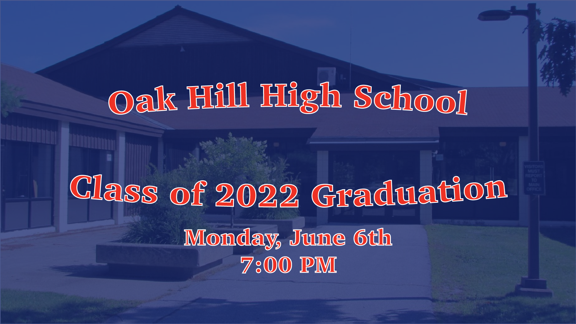 Oak Hill High School Class of 2022 Graduation