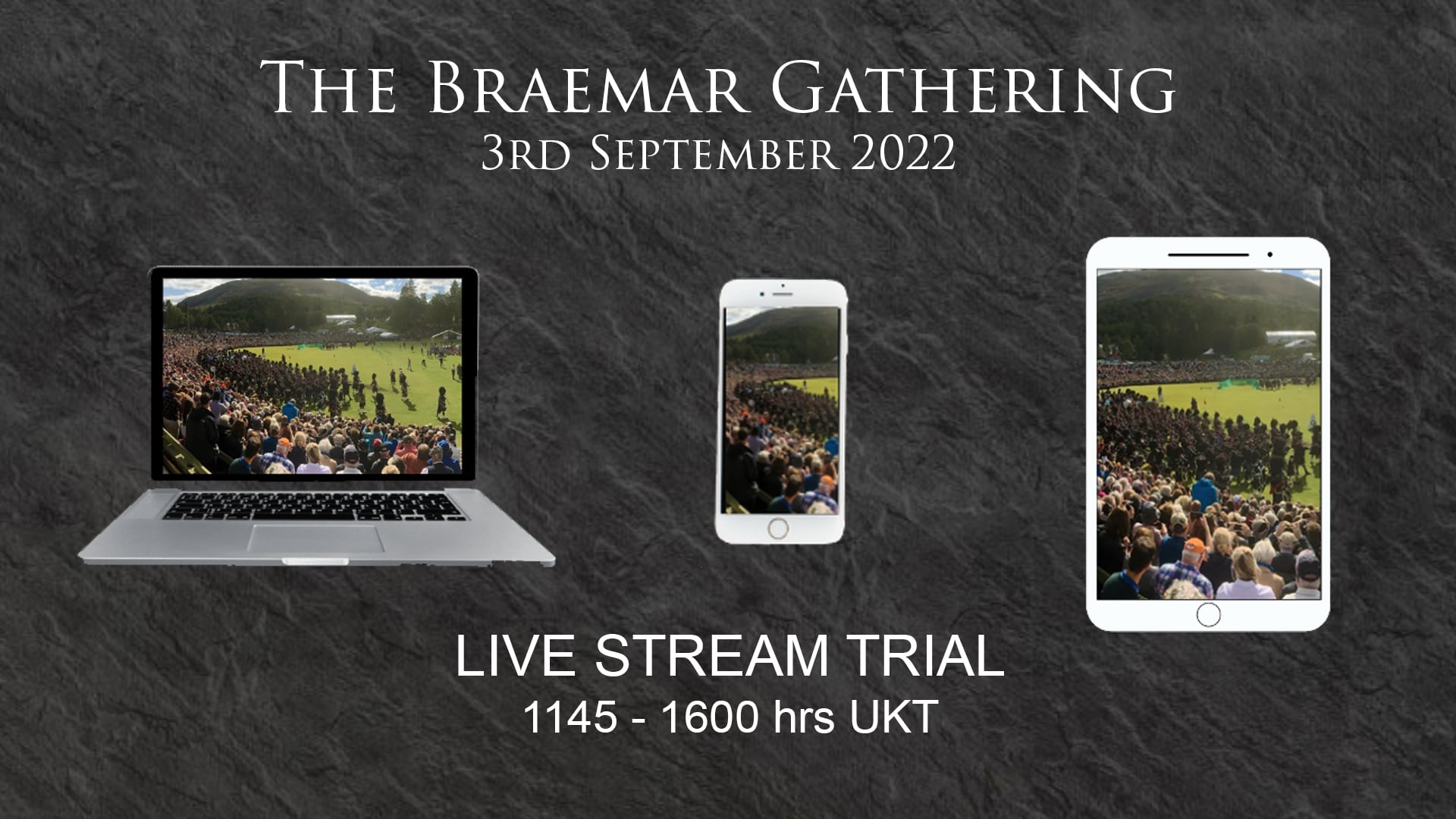 The Braemar Gathering 2022 ( trial live stream )