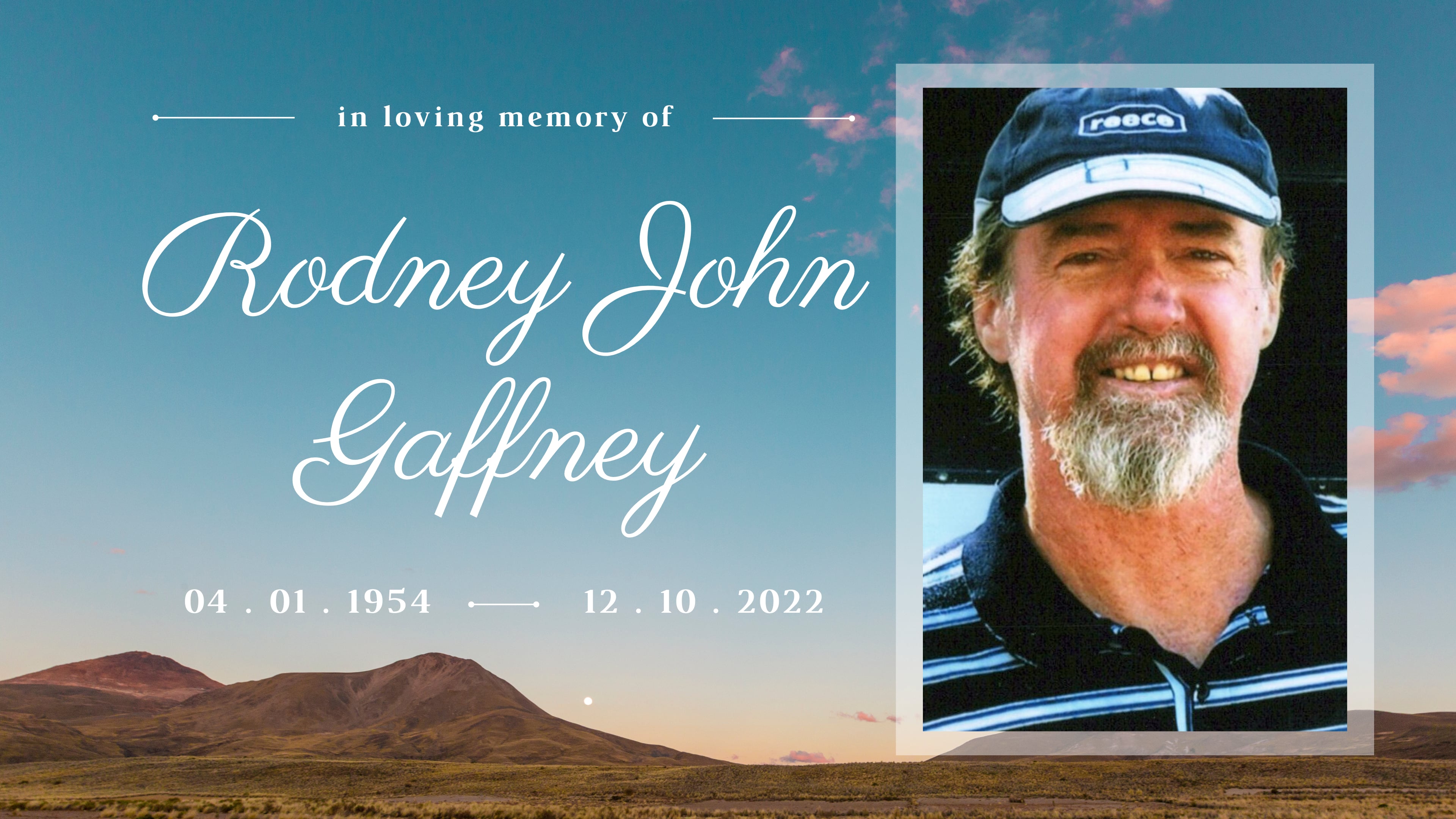 Funeral Service for Rodney Gaffney