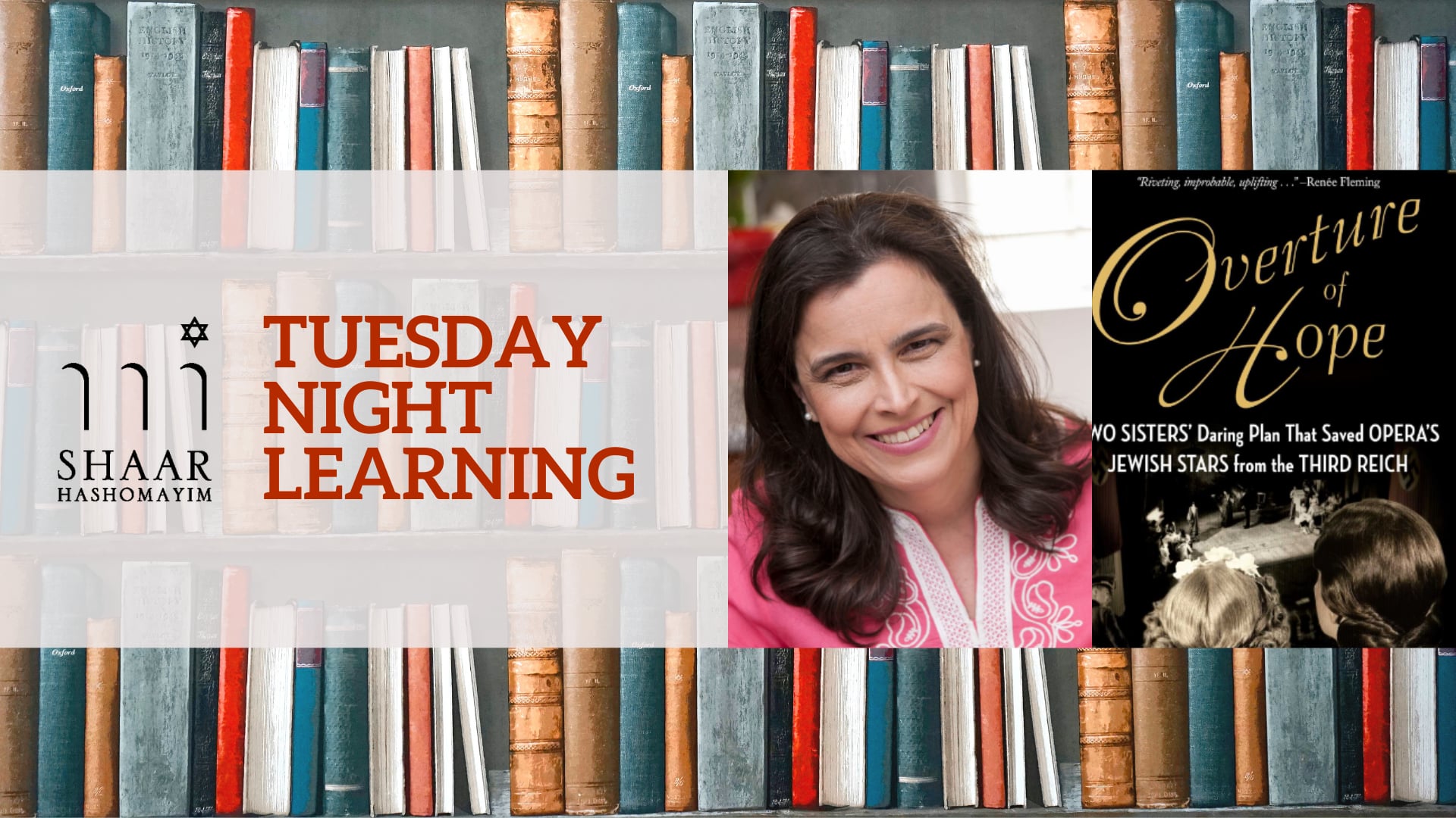 Isabel Vincent in conversation with Cantor Gideon Zelermyer