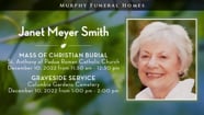 Janet Meyer Smith Mass Of Christian Burial St Anthony Of Padua 