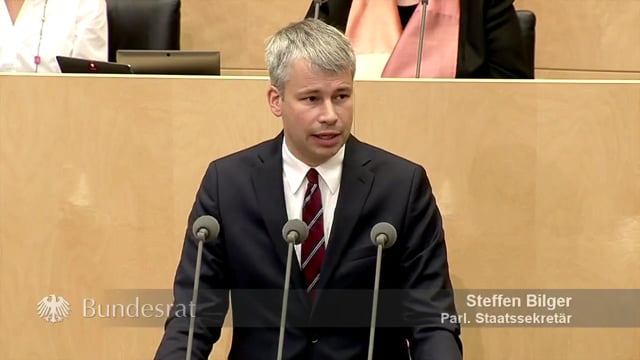 Bundesrat: Redebeitrag von PSts Steffen Bilger am 06.11.2020 zur Änderung der Straßenverkehrs-Ordnung