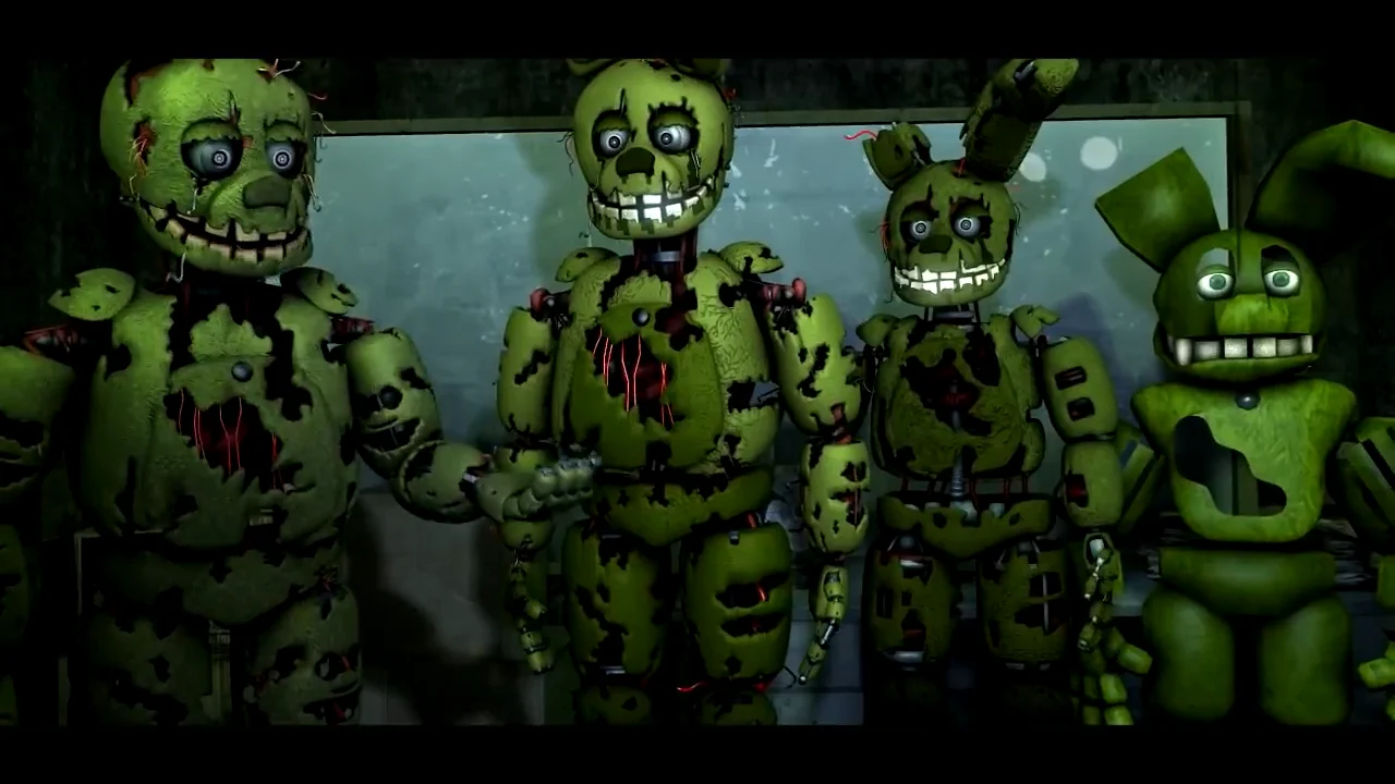 Springtrap in Five Nights at Freddy's Characters 