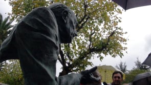 Inauguraci&oacute;n do monumento a Carvalho Calero