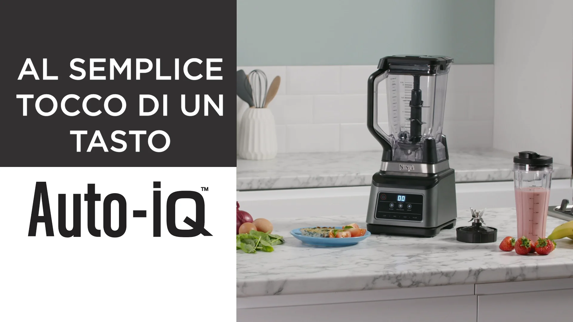 2 Tazze Di Ricambio 24 Oz Per Frullatore Ninja Nutri - Con Coperchi Sip N' Seal, Per Modelli Auto-iQ BL642, BL480, BN400 E Altri - 3