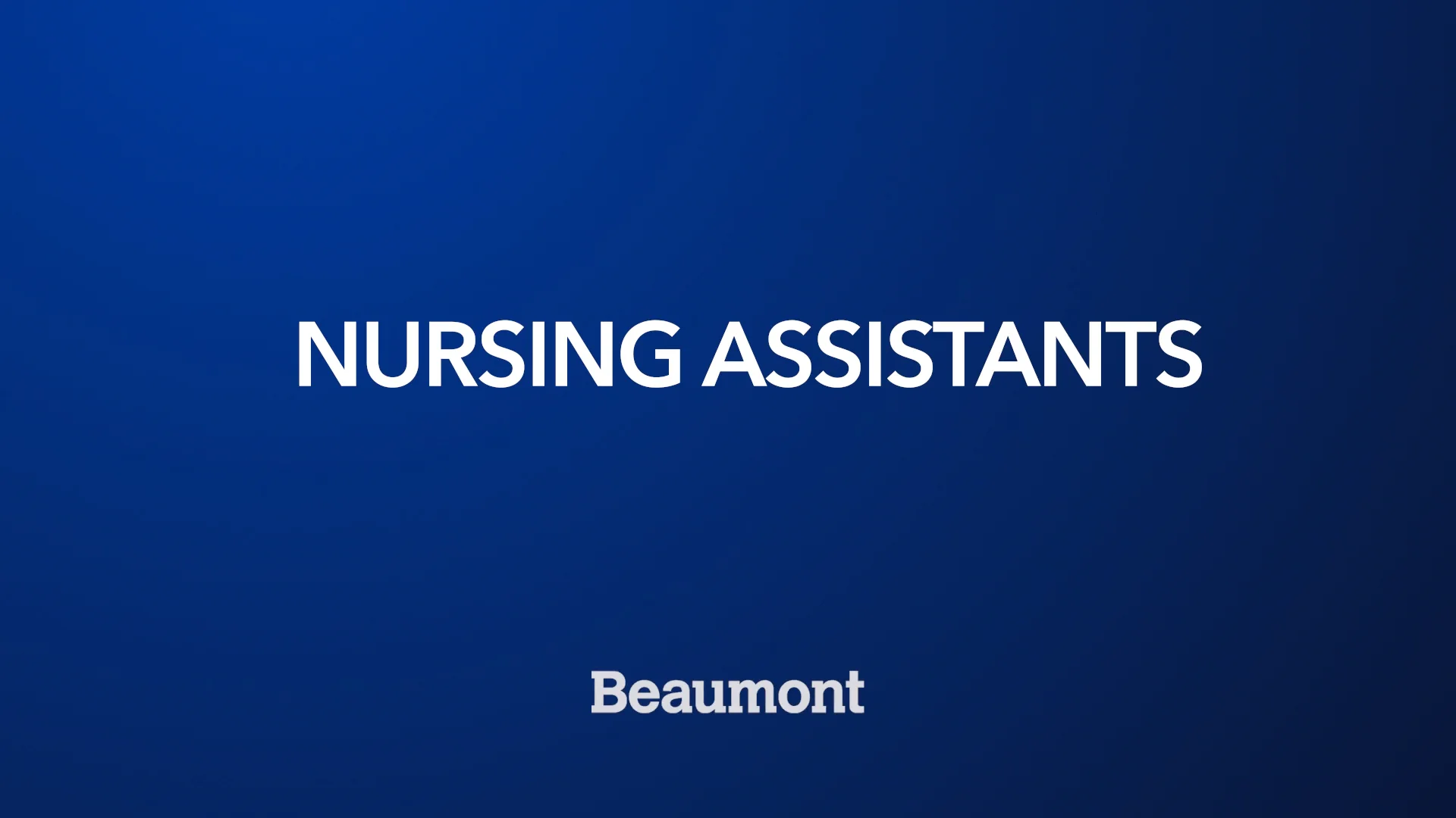 Beaumont Nursing Assistants