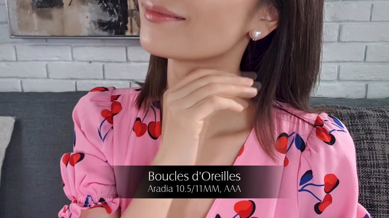 Paire de boucles d'oreille clip ancien