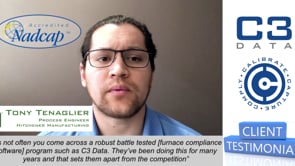 Hitchener Process Engineer Tony Tenaglier Talks About NADCAP Audit Preparation with C3 Data