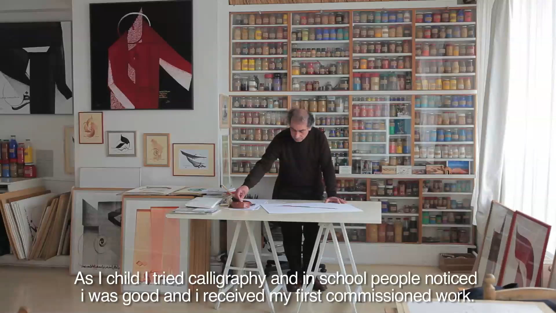 HASSAN MASSOUDY | Portrait d'artiste