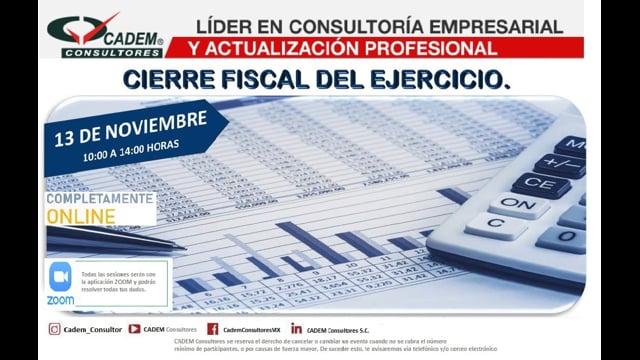 Módulo II. CIERRE FISCAL DEL EJERCICIO