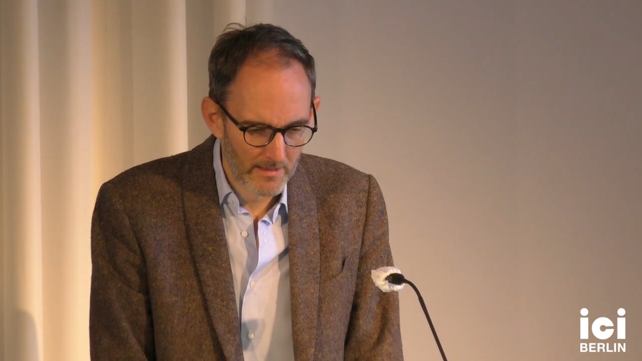 Talk by Andreas Mayer