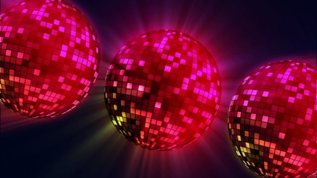 Disco Ball. Pink., Stock Video