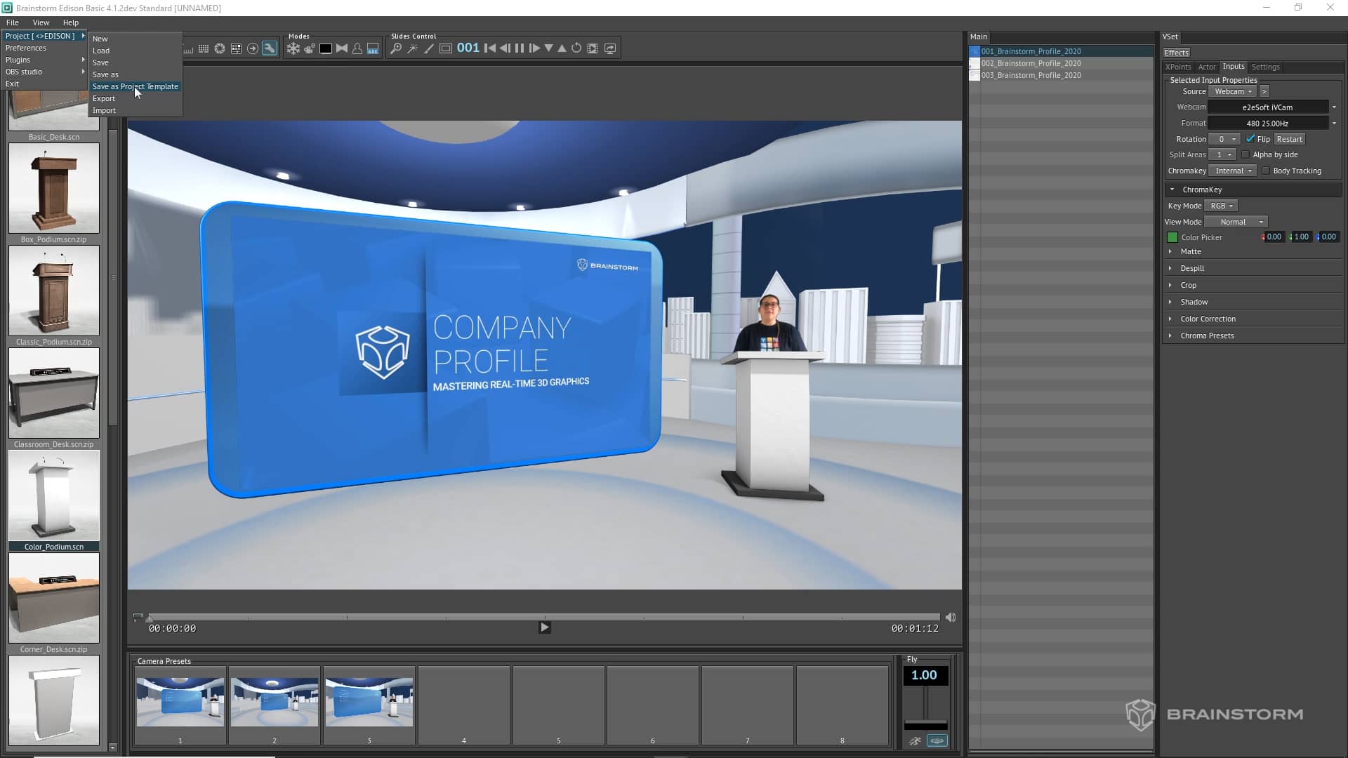 Project Template on Vimeo