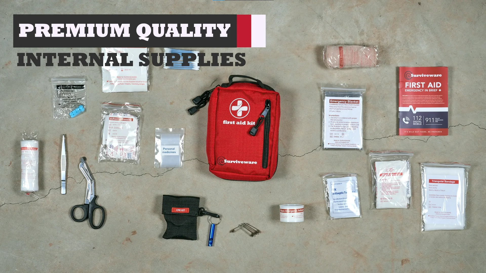 Surviveware Small First Aid Kit On Vimeo 8532