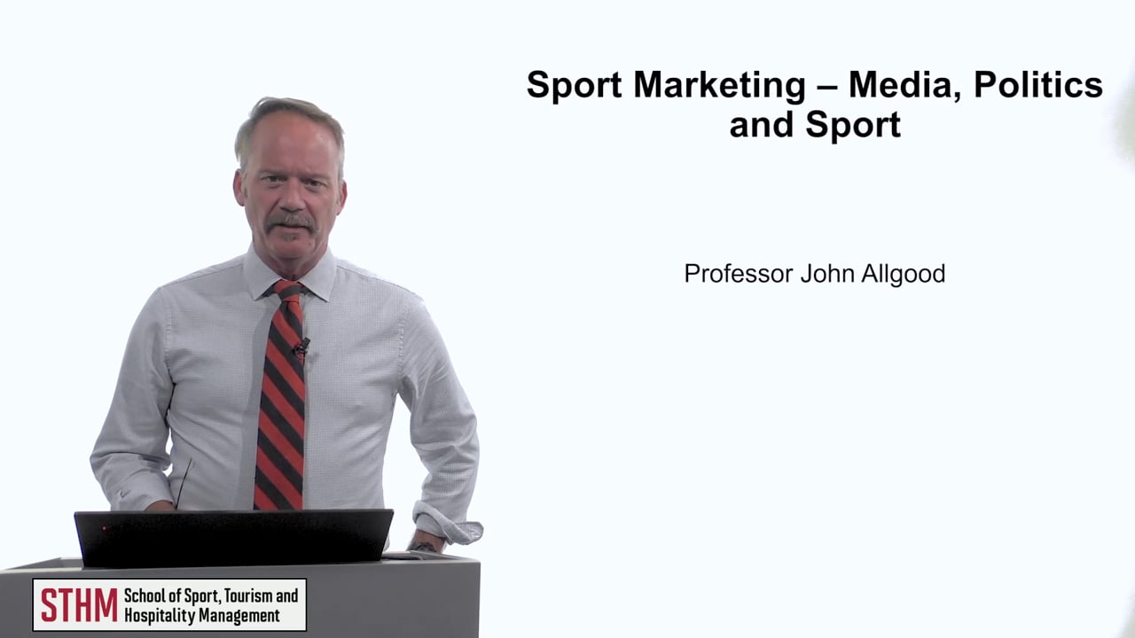 Login to view Sport Marketing – Media, Politics and Sport