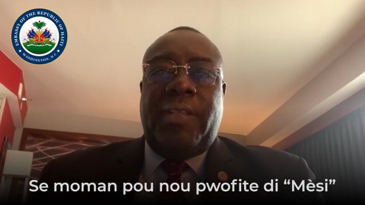 Message de l'Ambassadeur Edmond
