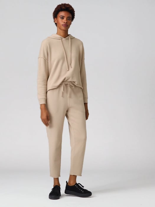 Safari Beige Elasticated Curve Trousers