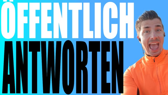 Soll ich öffentlich alles beantworten?