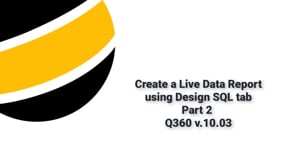 Create a Live Data Report - 2
