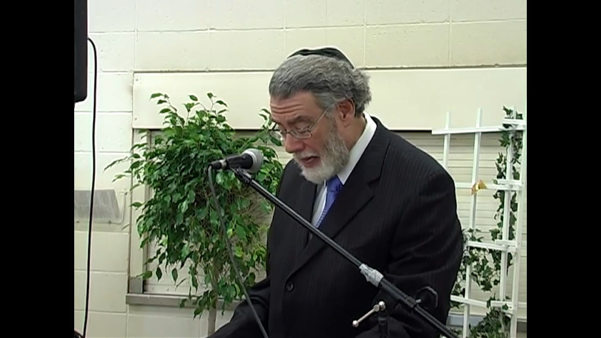 Rabbi Aaron Winter zt"l Speaks at MTI Torah Dedication 2011 part 2