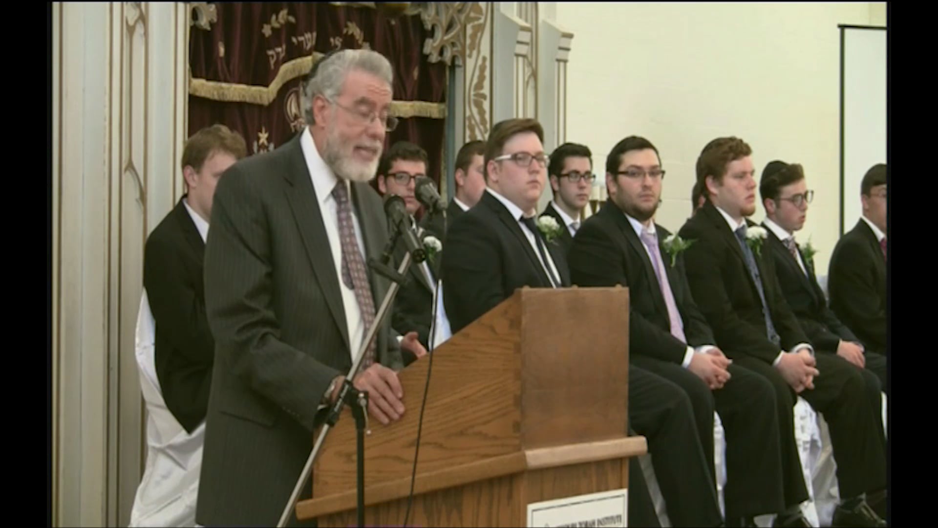 Rabbi Aaron Winter zt"l Speaks at MTI Graduation 2014