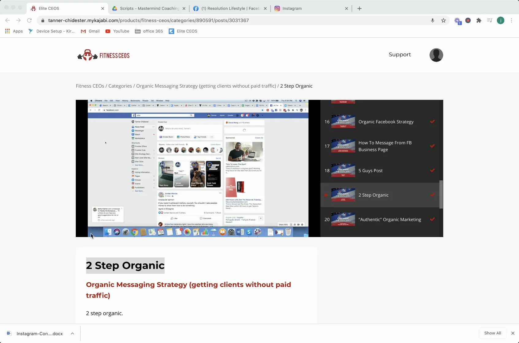 2 Step Organic on Vimeo