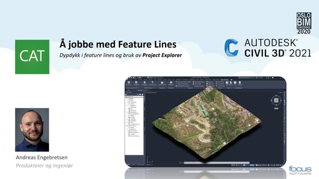 BIMCon 2020 - Landskap: Få kontroll på feature lines