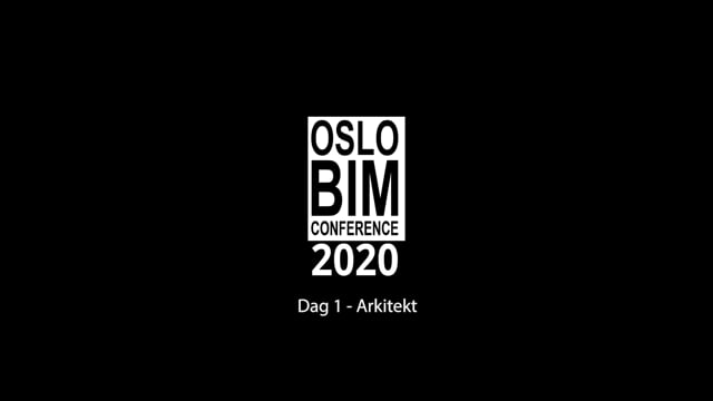 BIMCon 2020 Arkitekt: Introduksjon