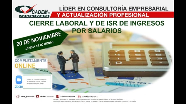 Módulo III. CIERRE LABORAL Y DE ISR DE INGRESOS POR SALARIOS