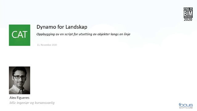 BIMCon 2020 - Landskap: Dynamo for Landskap