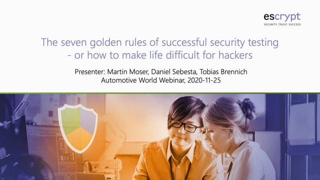 The seven golden rules of successful automotive IT security testing