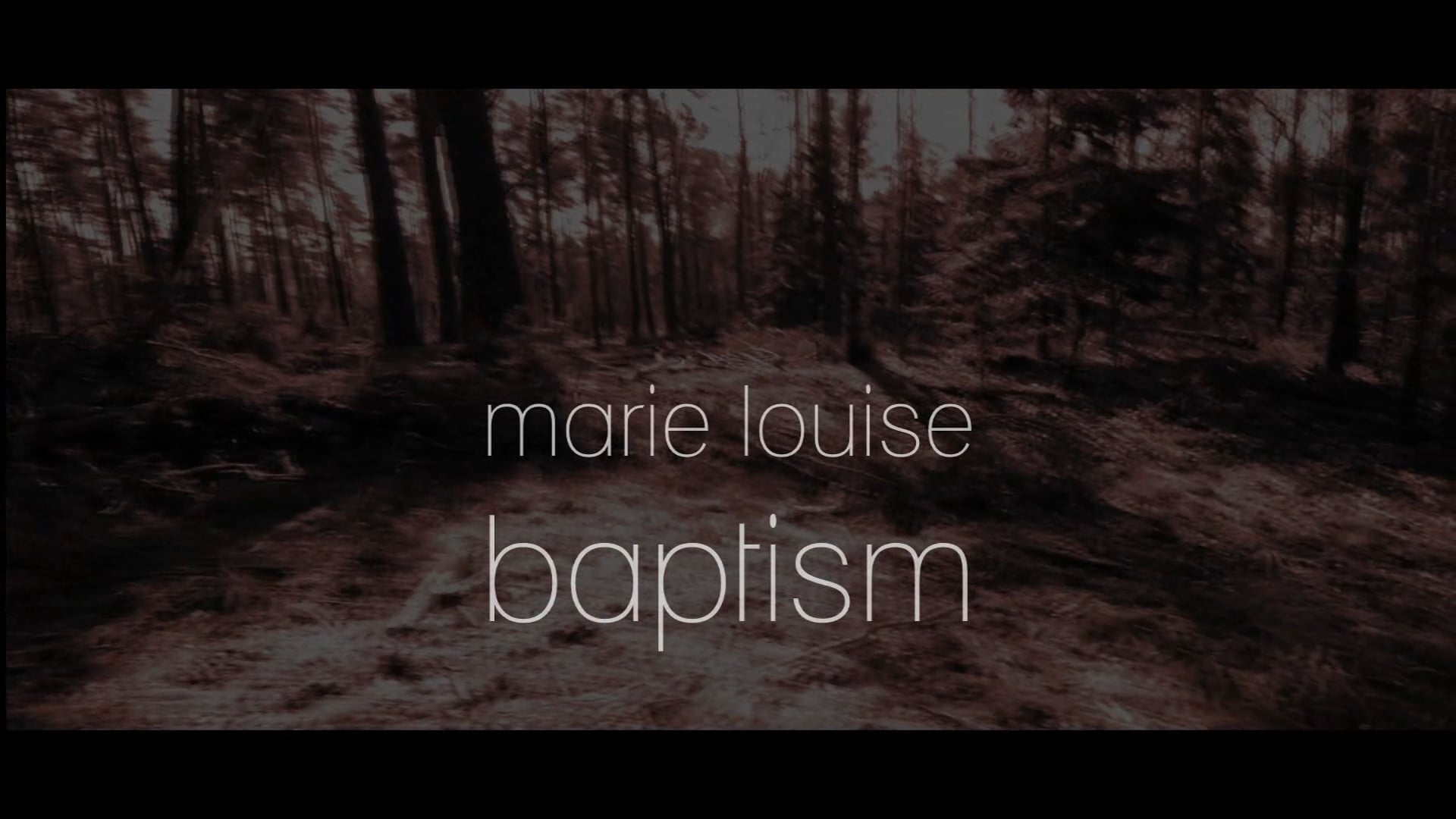 Marie Louise - baptism
