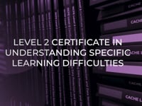 Level 2 Certificate in Understanding Specific Learning Difficulties