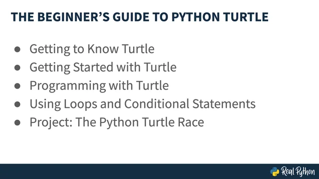 The Beginner's Guide to Python Turtle – Real Python