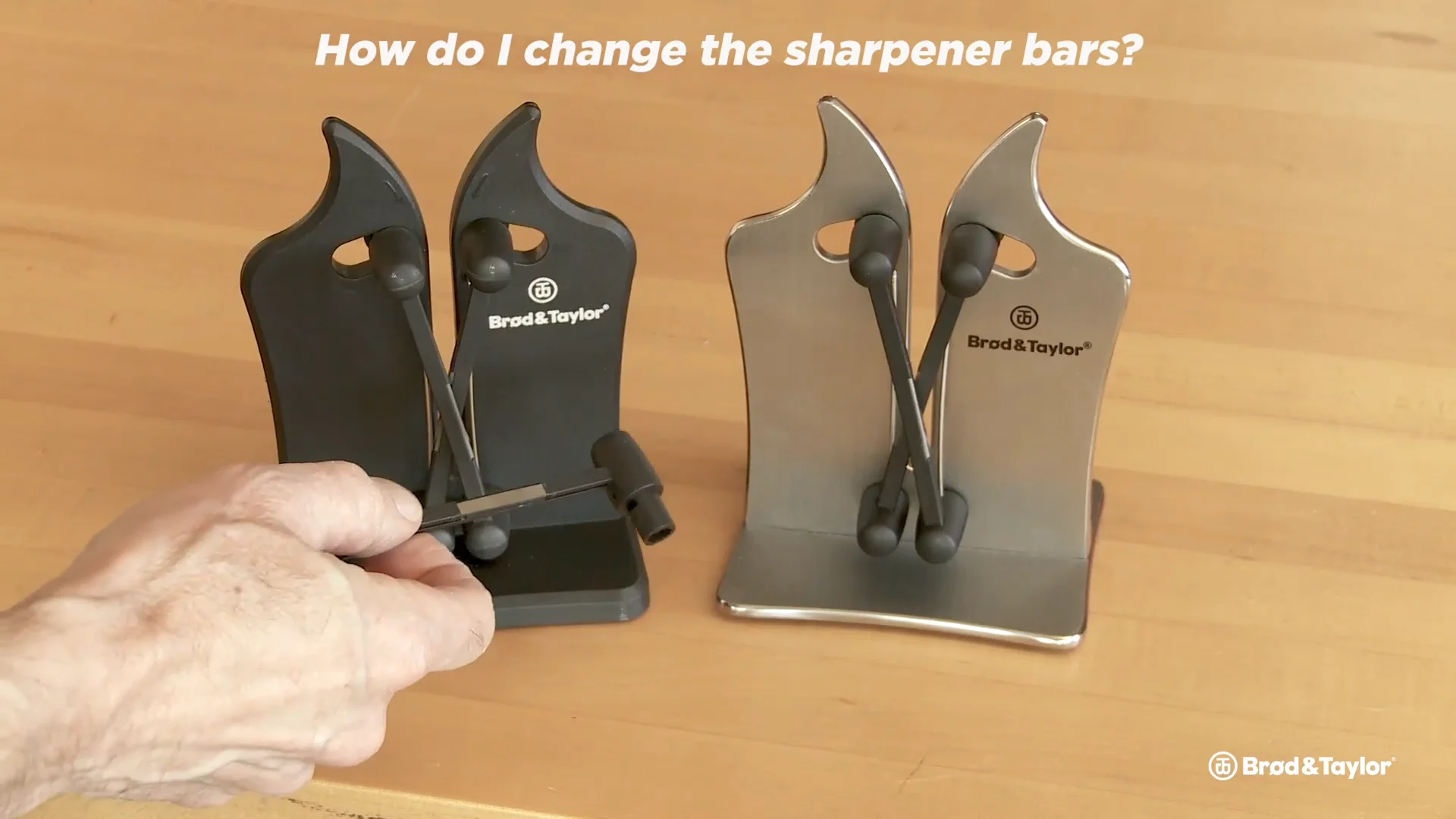 Knife Sharpener FAQ - How to Change the Sharpner Bars on Vimeo