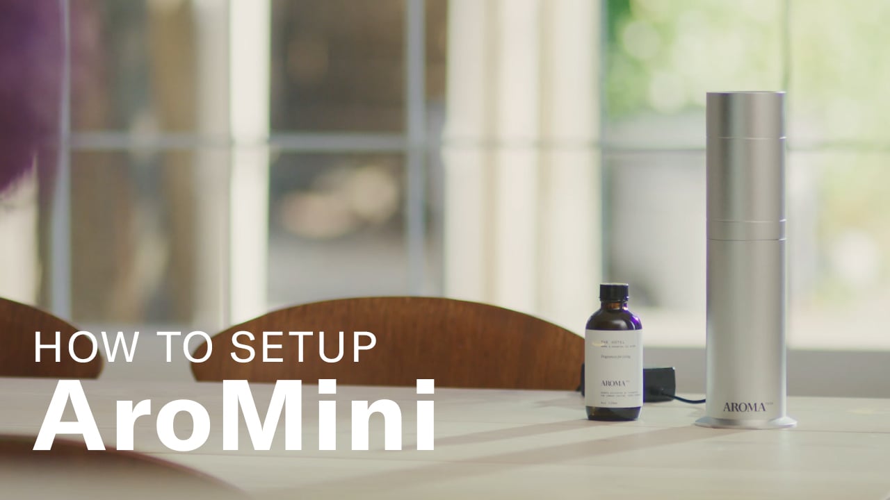 How to set up AromaTech AroMini Nebulizing Diffuser on Vimeo