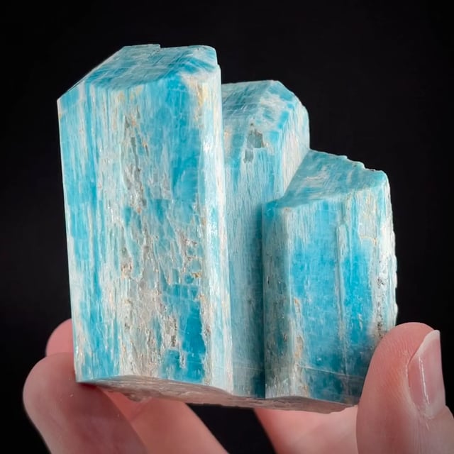 メタモン　ウォーターマグネット Microcline var. Amazonite with Smoky Quartz - SOREG16F-240