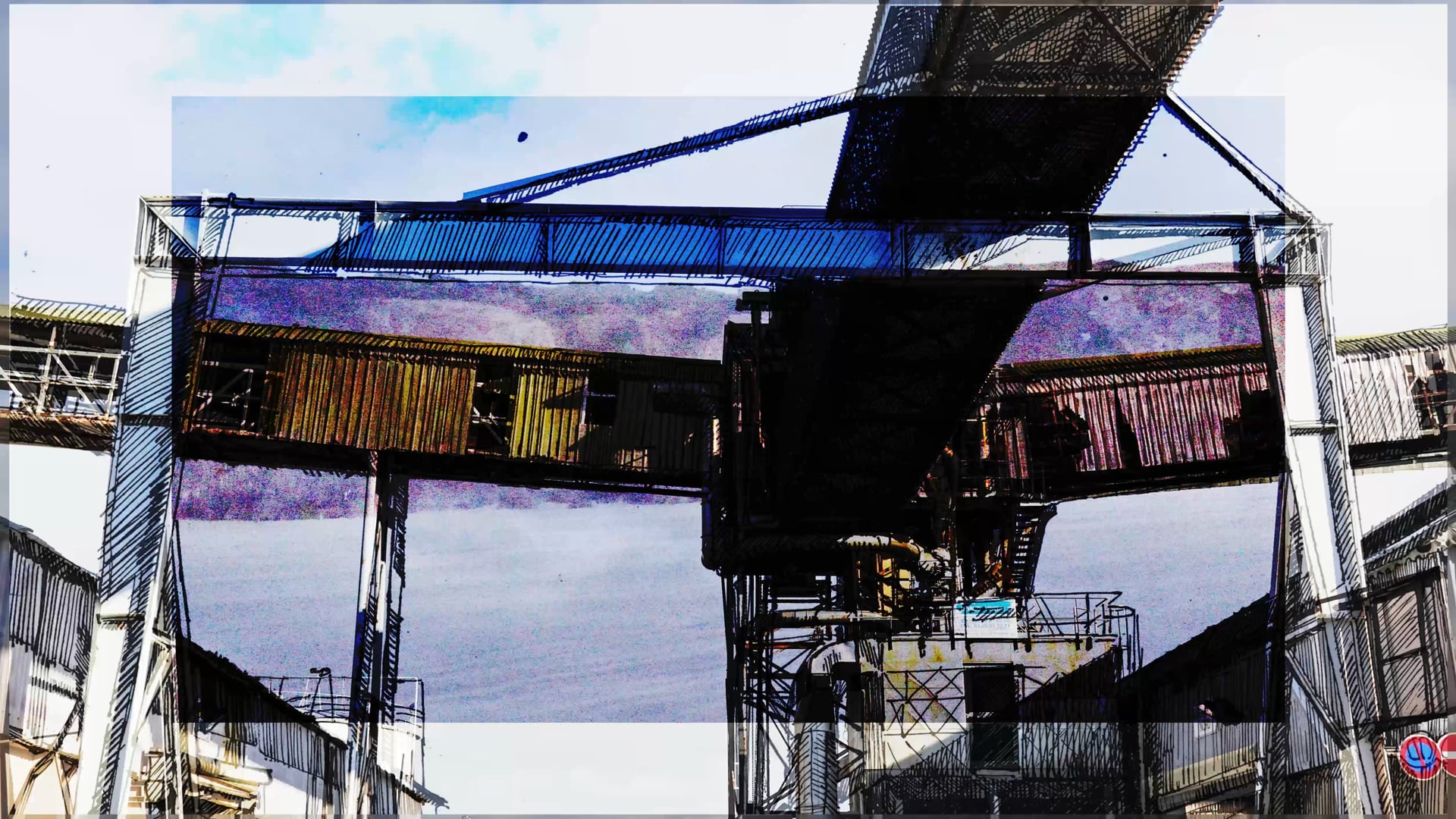 Crumbling castle_augmented architecture