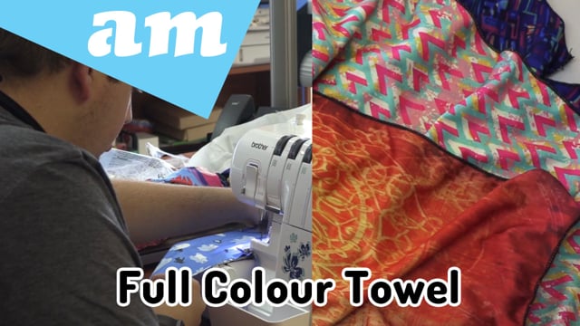 Full Colour Ice Cooling Polyester Towel Sublimation Printed on Roller Heat Press Mass Production