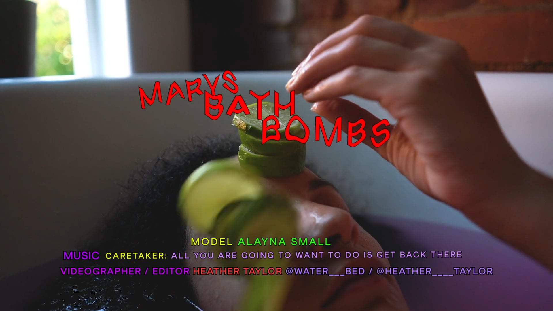 Marys Bath bombs, Product art film