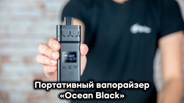 Портативний вапорайзер AirVape X Black Portable Vaporizer (Аірвейп Ікс Блек)