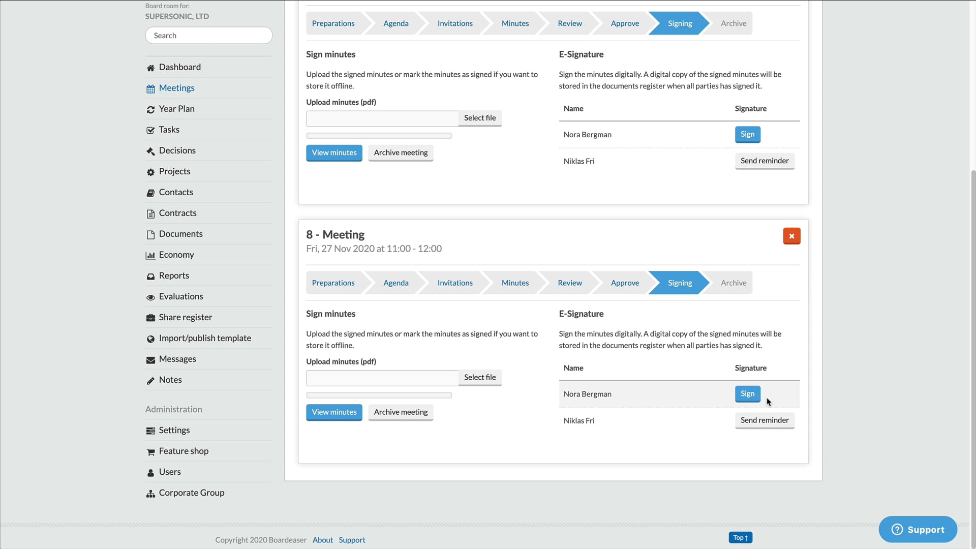 Clip: Choosing other methods when signing on Vimeo